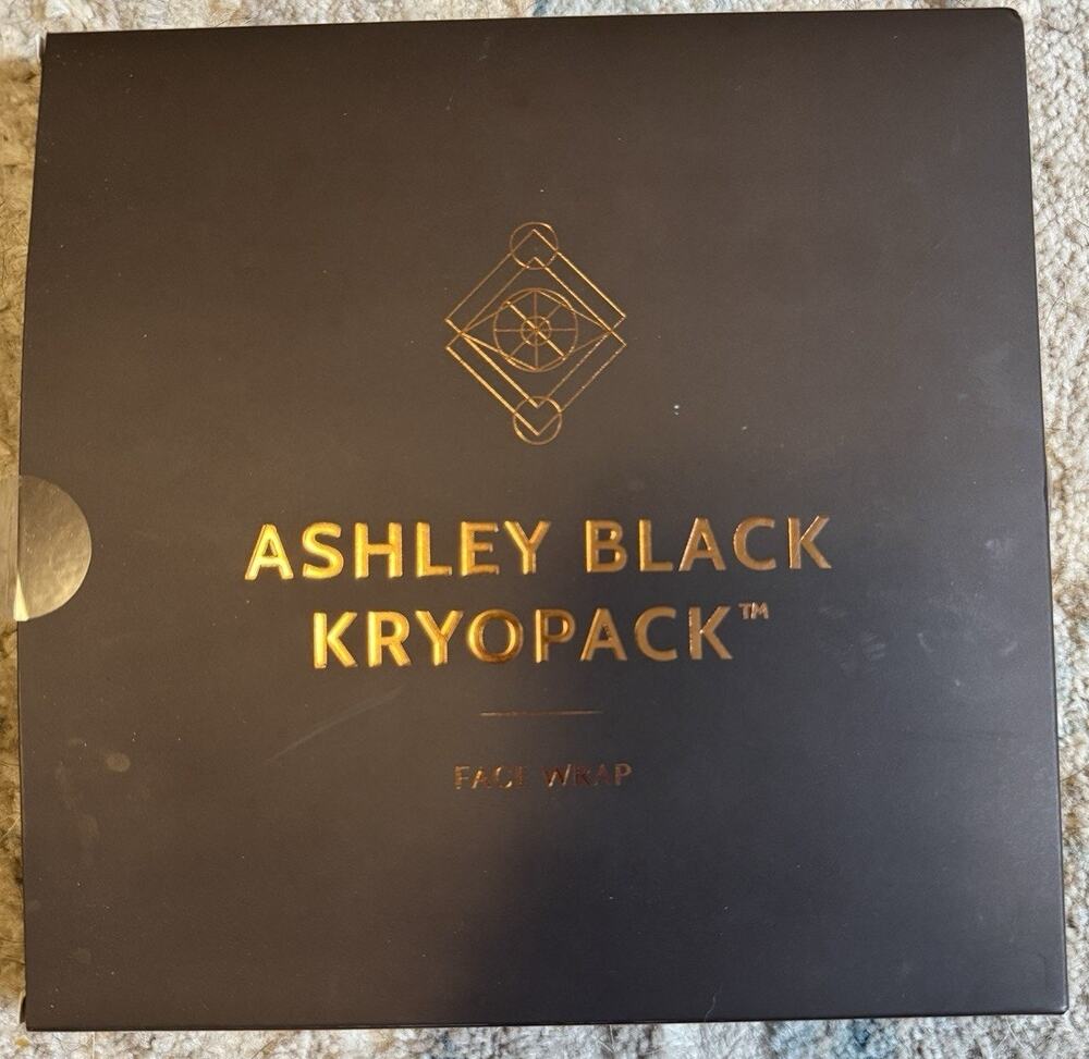Ashley Black Fascia Face Kryopack Cryotherapy Face Wrap New In Box